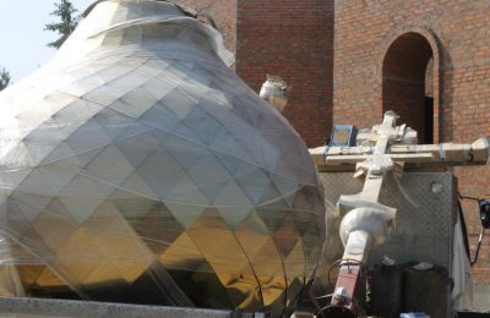 Купола для Спасского собора доставили из Барнаула