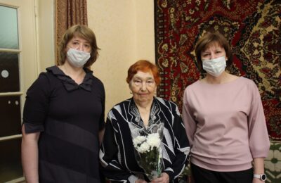 С 85-летием поздравили жительницу Куйбышевского района