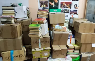 Сотни книг уже собраны сибиряками для жителей Запорожья