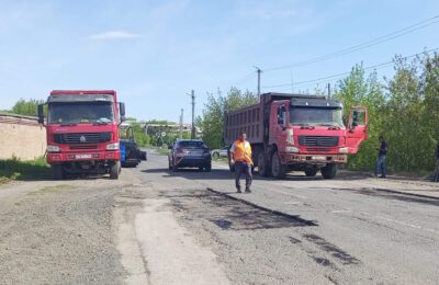 Ямочный ремонт в Куйбышеве идет быстрыми темпами