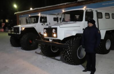 Два автомобиля «УАЗ-Патриот» и снегоболотоход поступили на службу в куйбышевскую полицию