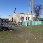 Двухквартирный дом сгорел в Куйбышевском районе