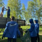 Куйбышевские молодогвардейцы провели субботник в «Незабудке»