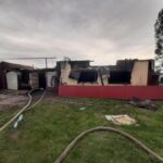 Ребенок попал в реанимацию в результате крупного пожара в Новосибирской области
