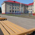 Территорию школы в Куйбышеве благоустроили