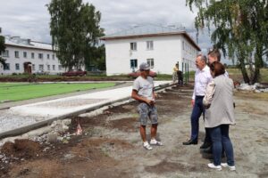 Завершается строительство стадиона в селе Куйбышевского района