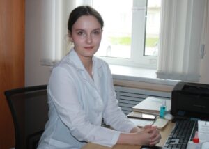 Студентка Анна Мышкинова – будущий педиатр Куйбышевской ЦРБ
