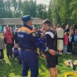 Спасатели в Куйбышеве проводят уроки безопасности для детей в «Незабудке»