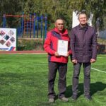 Благодарственным письмом глава Куйбышевского района наградил ветерана спорта из аула Омь