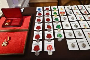 Высокие награды жителям Новосибирской области вручил Андрей Травников