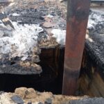 Баня в Куйбышеве пострадала от огня