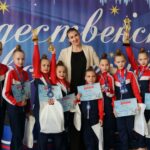 Рождественские встречи: в Куйбышеве проходят соревнования по художественной гимнастике