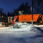 Более десяти тысяч тонн снега вывезено с территории Куйбышева