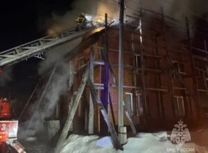 Ребенок пострадал при пожаре в Куйбышеве