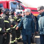 Смотр готовности техники к пожароопасному сезону и паводку прошел в Куйбышеве