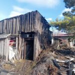 Надворные постройки горели в Куйбышеве