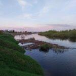 В реке Омь Новосибирской области вода пошла на спад