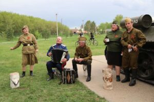 Живые страницы Победы представили в Куйбышеве