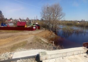 Уровень воды в реке Омь в черте Куйбышева достиг максимума