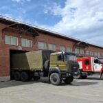 Два «Урала» с водой от спасателей Новосибирской области отправились в зону СВО