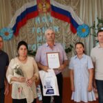Жители Зоново встретили участников марафона к 90-летию Куйбышевского района