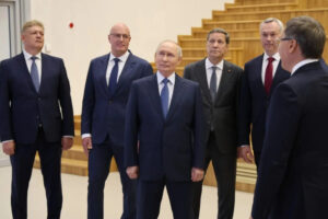 Владимиру Путину представили первую очередь кампуса НГУ