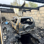 В посёлке Комсомольский Куйбышевского района пожаром уничтожена “Нива Шевроле”